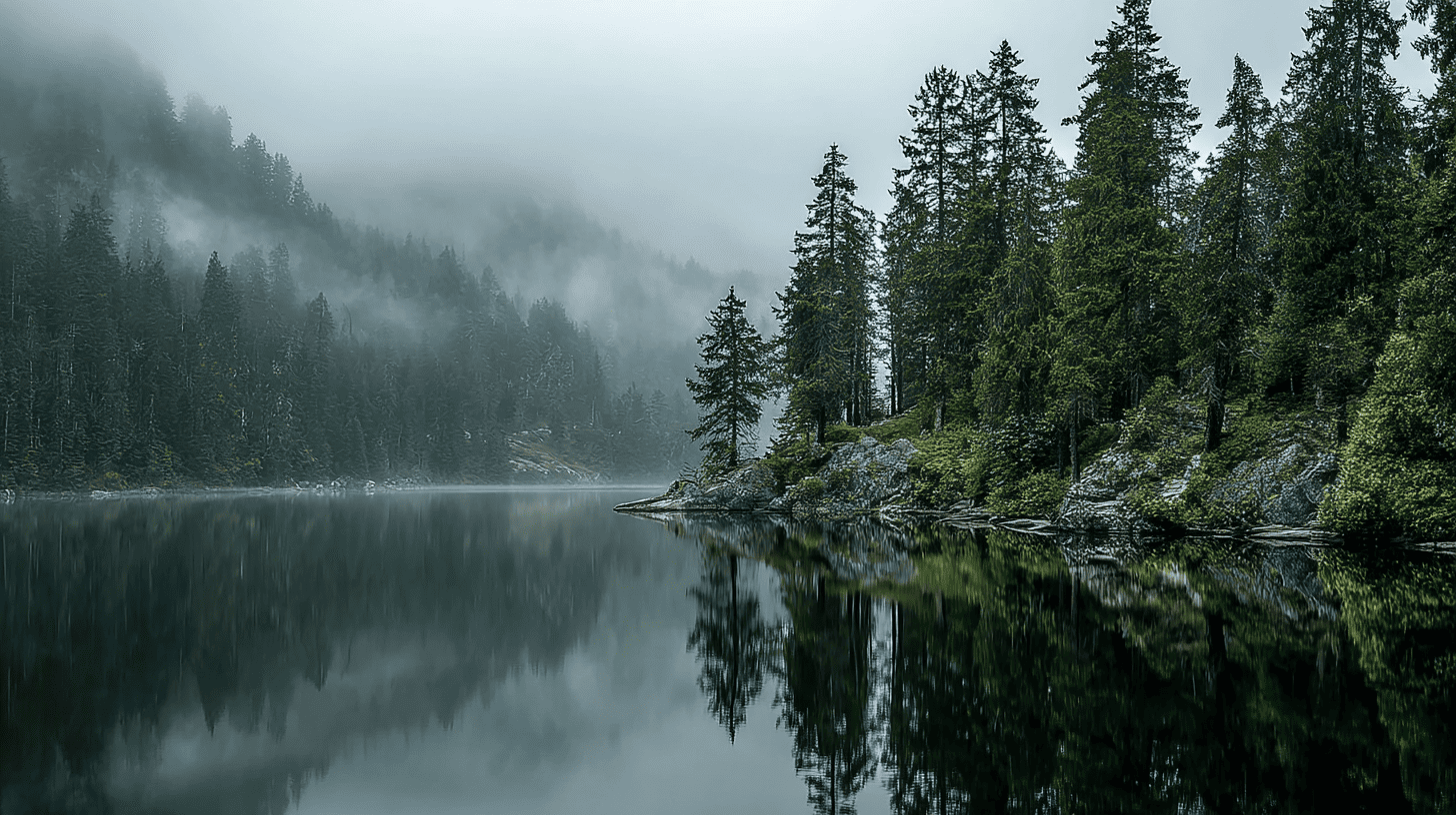 Peaceful nature scene representing God's creation